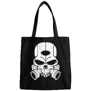Discover Mechanical Skull Art – Bold Cyberpunk Graphic 2 Bags