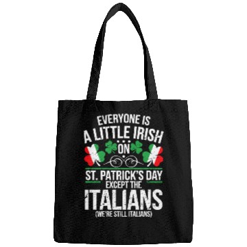 Discover Italian St Patrick Day Funny Irish Shamrock Bags