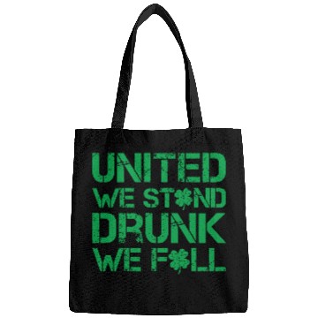 Discover United We Stand Drunk We Fall Green Bags