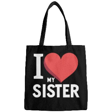 Discover I Love My Sister Family Love Heart Gift Bags