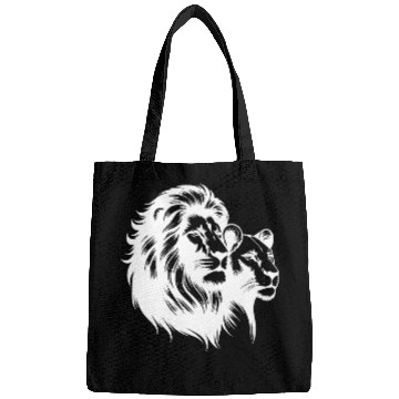 Discover Elegant Lion Couple Portrait Style Bags