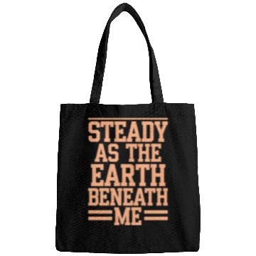 Discover Steady As The Earth Beneath Me Taurus Zodiac Bags