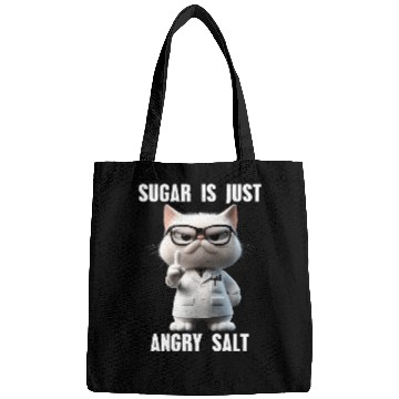 Discover Sugar Is Just Angry Salt Meme Cat Science Bags