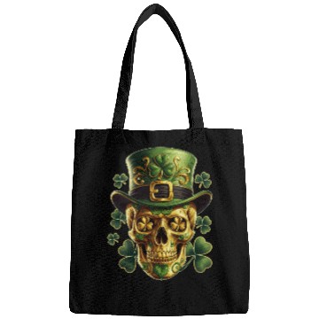 Discover St Patricks Day Sugar Skull Shamrock Irish Mexican Bags