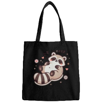 Discover Cute Sleeping Baby Raccoon Bags