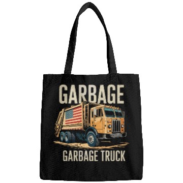 Discover Garbage Truck Illustration for You Bags