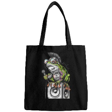 Discover Frog Punk Street Art Graffiti Design Bags