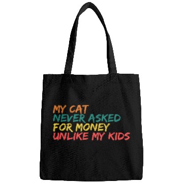 Discover Retro Feline Philosophy Bags