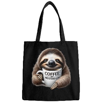 Discover Sleepy Sloth Coffee Motivation Bags