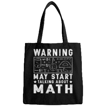 Discover Funny Math Teacher Warning Geek Nerd Gift Bags