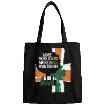 Discover More Blacks More Irish Ireland Flag Anti Racism Bags