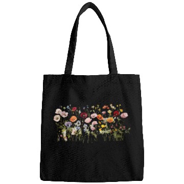 Discover Wildflower Meadow – Natural Watercolor Blooms Bags