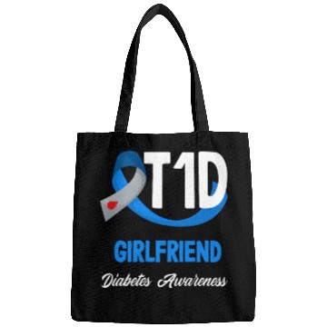 Discover T1D Girlfriend Diabetes Type 1 Awareness Bags