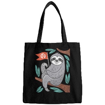 Discover Environmentalist Sloth Embracing Earth Stewardship Bags