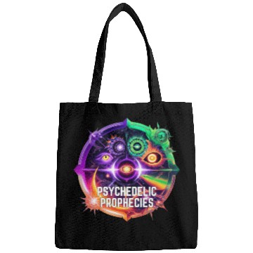 Discover Psychedelic Prophecies - Future foretold Bags