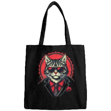Discover Gangster Cat Crew Design Bags