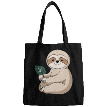 Discover Taurus Zodiac Sloth Holding Leaf Bags