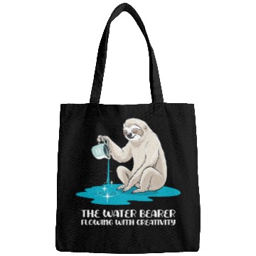 Discover Aquarius Zodiac Sloth: The Water Bearer Flowing Bags