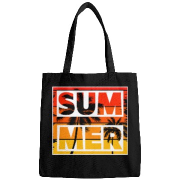 Discover Summer Typographu lettering Design Bags