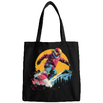 Discover Snowboarder Synthwave Bags