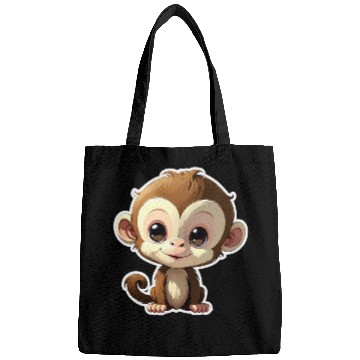 Discover Monkey Chibi-Style Sticker Bags