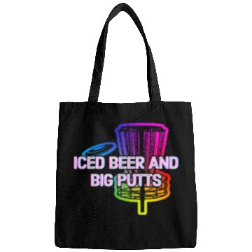 Discover Iced Beer and Big Putts Disc Golf Beer Lover Bags
