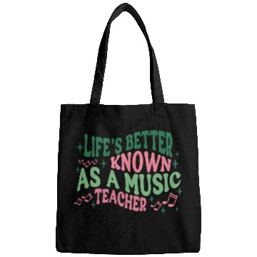 Discover Cute Retro Music Teacher Bags Gift