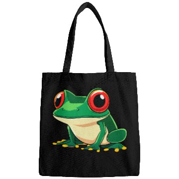 Discover Little green frog Bags