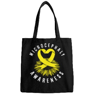 Discover Microcephaly Awareness Yellow Ribbon Bags