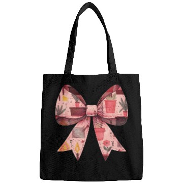 Discover Coquette Bow Gardening Gardener Plants Pattern Bags