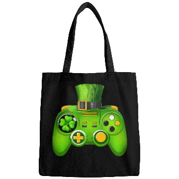 Discover Video Game Controller Irish Gamer St Patricks Day Bags
