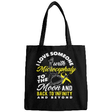 Discover Microcephaly Awareness Love To the Moon and Back Bags