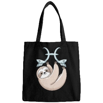 Discover Pisces Zodiac Sloth Embracing Your Cosmic Calm Bags