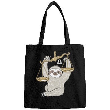Discover Charming Libra Zodiac Sloth Balancing Serenity Bags