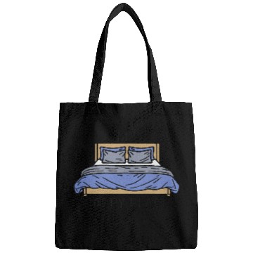 Discover My Happy Place Blue Bed Bags