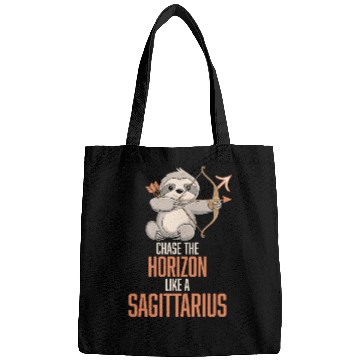Discover Chase The Horizon Like A Sagittarius Zodiac Sloth Bags