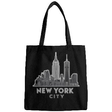 Discover New York City Skyline Art Deco Style Iconic Bags