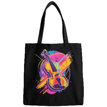 Discover Violin Cartoon Style Bags
