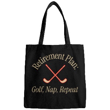 Discover Retirement Plan Golf Nap Repeat Bags