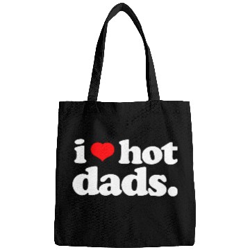 Discover I Love Hot Dads Bags