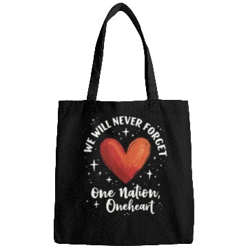 Discover We Will Never Forget One Nation One Heart Bags
