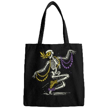 Discover Mardi Gras Skeleton Dance Beads Mask Fun Bags