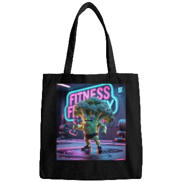 Discover Cartoon Broccoli Gym Bags
