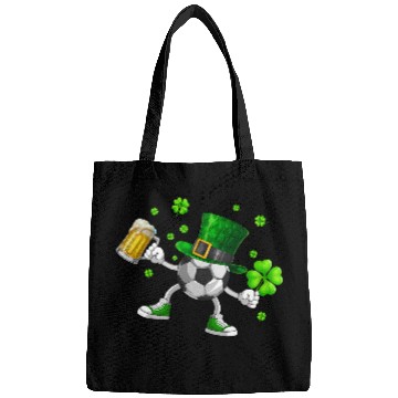 Discover Soccer Drinking Beer St Patrick's Day Bags