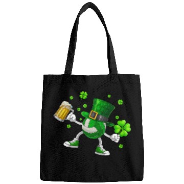 Discover Volleyball Drinking Beer St Patrick's Day Bags