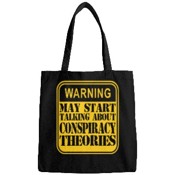 Discover Warning: May Start Talking About Conspiracy Theori Bags