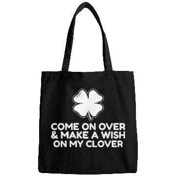 Discover Come On Over and make a wish on my clover Bags