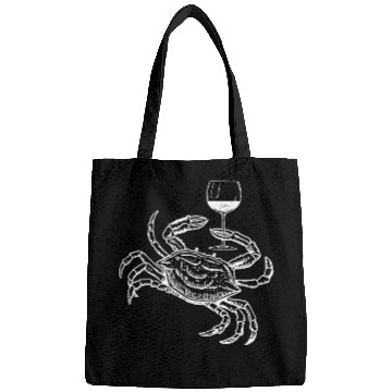 Discover Wine Crab Ocean Lovers Drinking Vacation Cruise Dr Bags