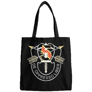 Discover 5th Special Forces Group De Oppresso Liber Design Bags