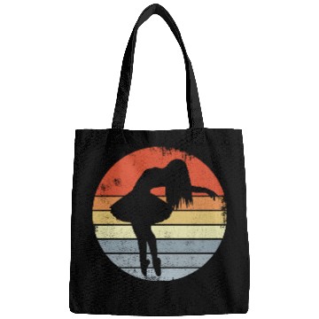 Discover Vintage Ballet Girl Drawing Bags